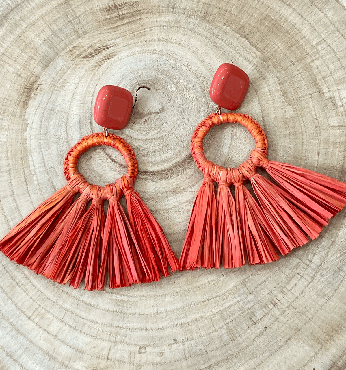 Boucles D'oreilles Pampilles Dorées Style Maille - Occasion, Effet Foulard