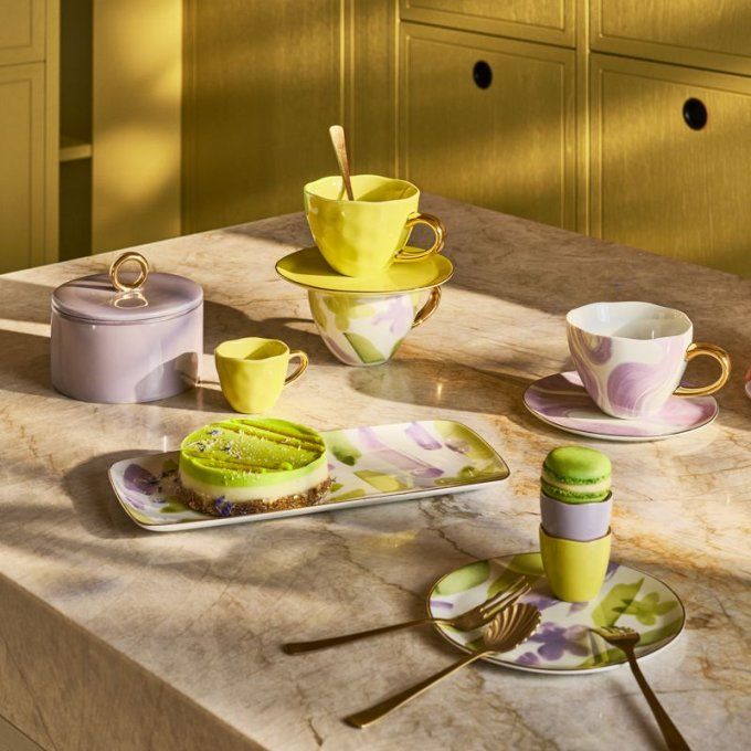 ASSIETTE SOUS-TASSE MORNING - LIMELIGHT
