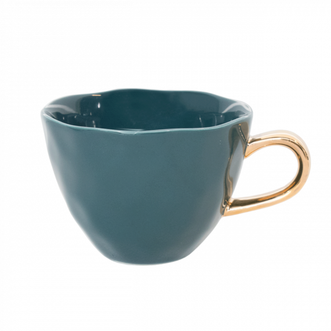 MORNING TASSE FORMAT THÉ CAPPUCCINO CANARD - BLUE GREEN