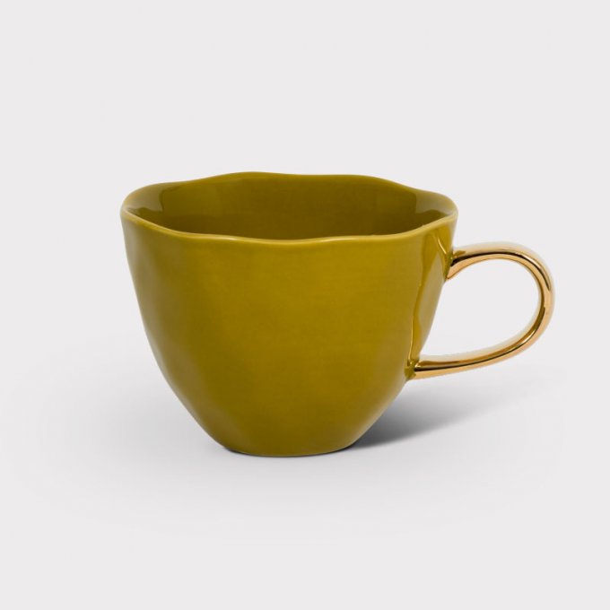 MORNING TASSE FORMAT THÉ CAPPUCCINO MOUTARDE - AMBER GREEN