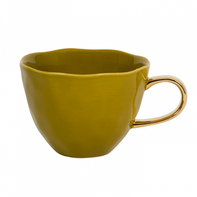 MORNING TASSE FORMAT THÉ CAPPUCCINO MOUTARDE - AMBER GREEN