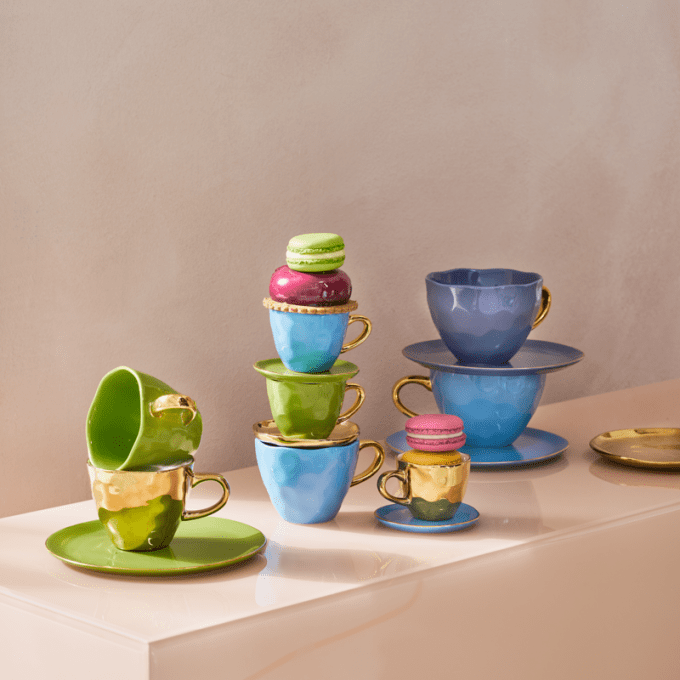 MORNING TASSE FORMAT THÉ CAPPUCCINO BLEU AZUR - PACIFIC