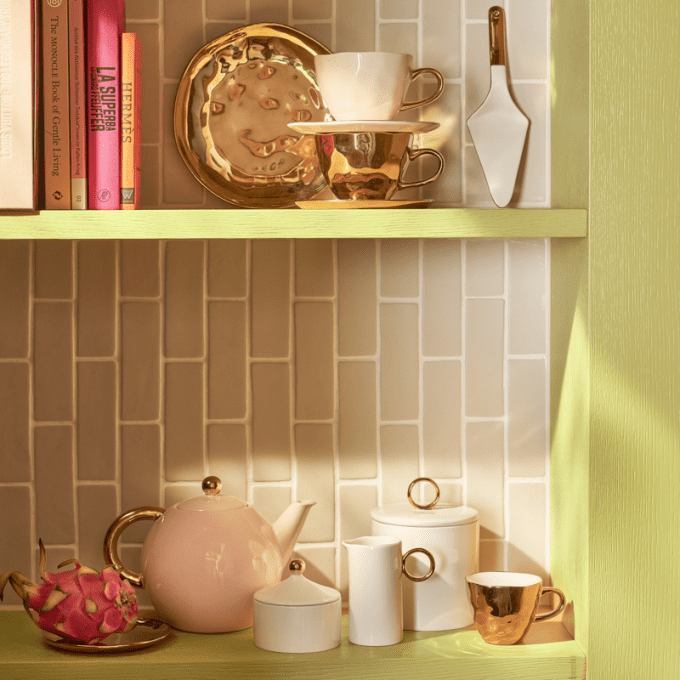 THÉIÈRE PORCELAINE TEA POT - OLD PINK