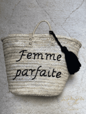 PANIER "FEMME PARFAITE"  NOIR