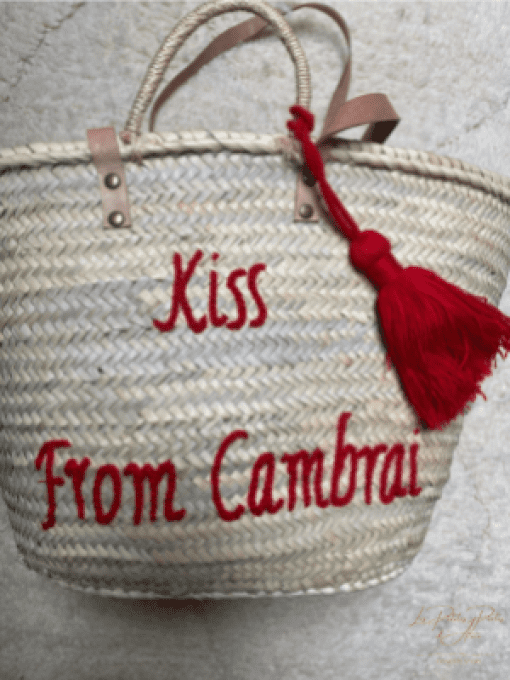 PANIER "KISS FROM CAMBRAI" ROUGE