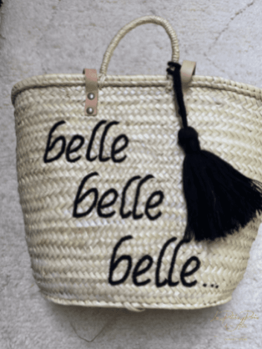 PANIER "BELLE BELLE BELLE... " NOIR