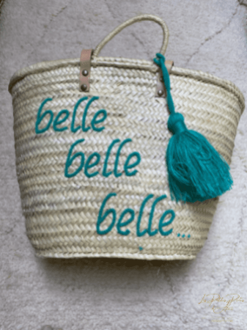 PANIER "BELLE BELLE BELLE ..." VERT HOLYWOOD