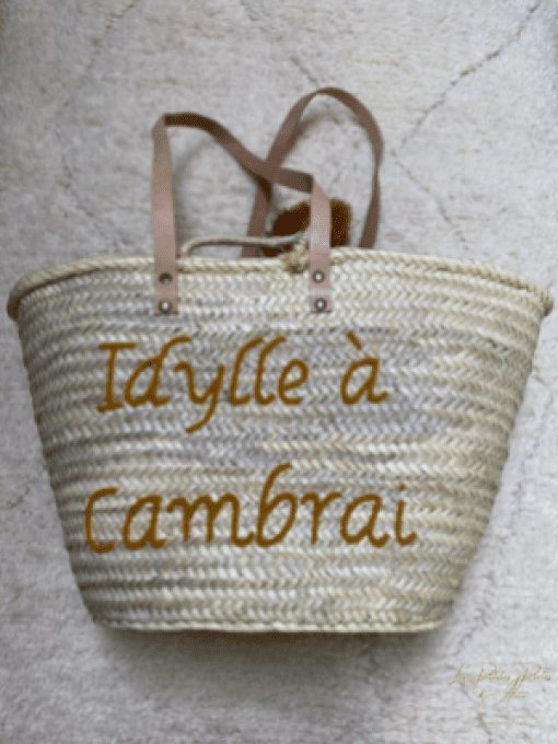 PANIER "IDYLLE A CAMBRAI" CARAMEL