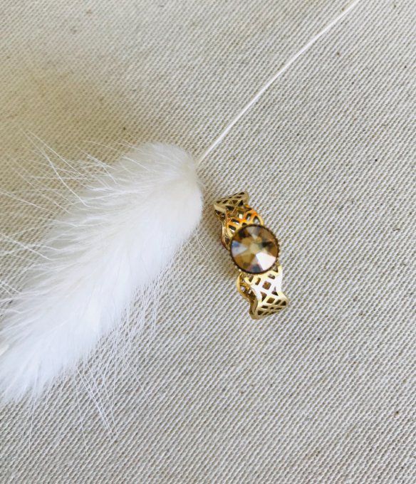 BAGUE POLLY DORÉE  - SWAROVSKI®