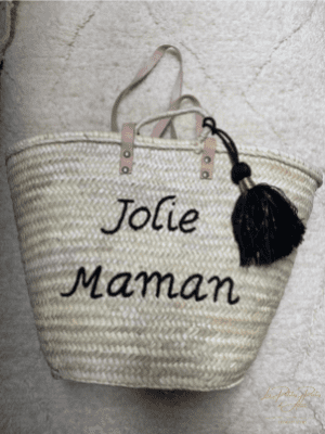 PANIER "JOLIE MAMAN" NOIR