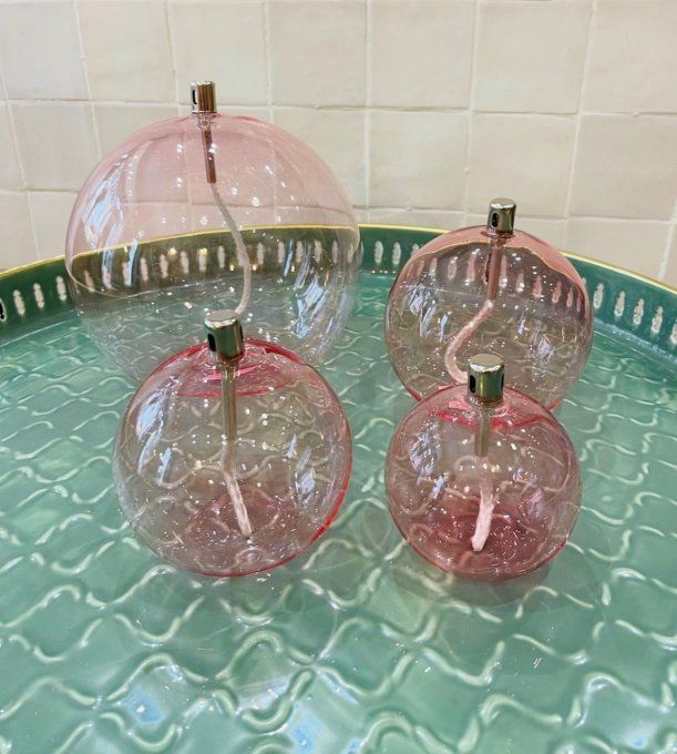 LAMPE À HUILE - SPHÈRE PINK