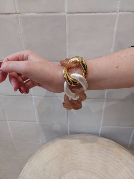 BRACELET MAILLONS - FRANCINE BRAMLI