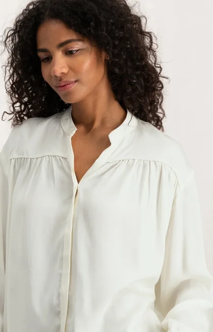 BLOUSE SATINÉE IVOIRE