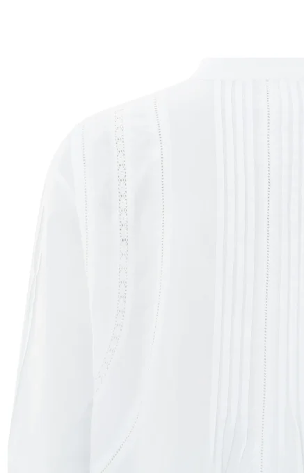 BLOUSE BRODÉE BLANCHE