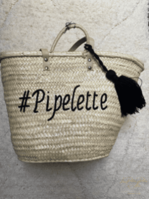 PANIER #PIPELETTE  NOIR