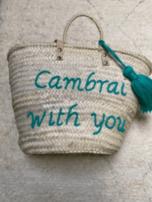 PANIER "CAMBRAI WITH YOU" VERT HOLLYWOOD