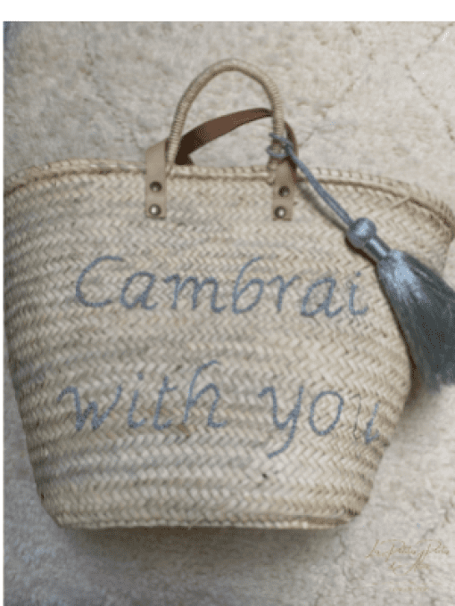 PANIER "CAMBRAI WITH YOU" ARGENT 