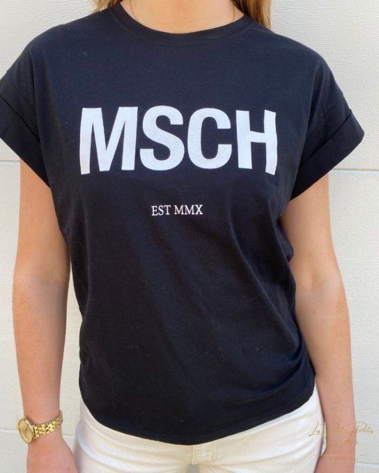 TSHIRT ALVA MSCH NOIR