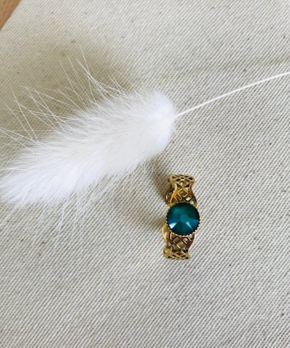 BAGUE POLLY DORÉE  - SWAROVSKI®