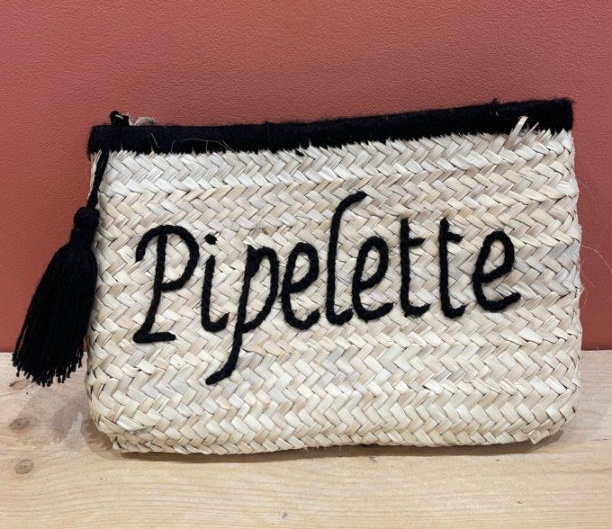 POCHETTE "PIPLETTE" NOIRE