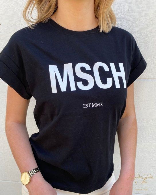 TSHIRT ALVA MSCH NOIR