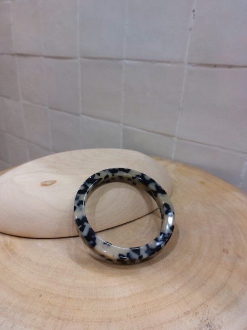 JONC NOIR ET BLANC - FRANCINE BRAMLI