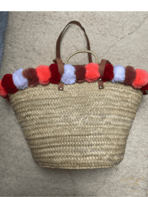 PANIER POMPOM COULEUR