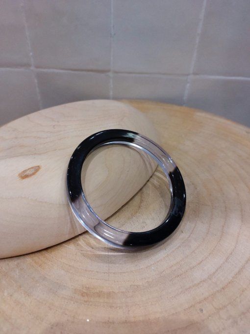 BRACELET NOIR ET TRANSPARENT - FRANCINE BRAMLI