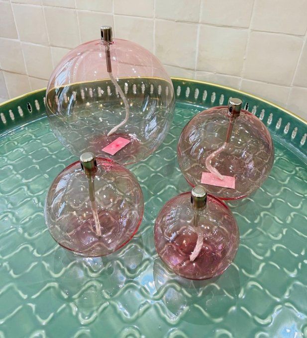 LAMPE À HUILE - SPHÈRE PINK