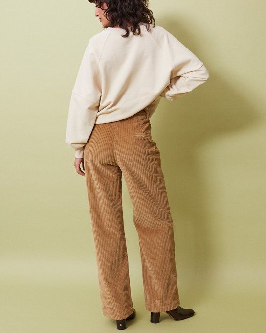 PANTALON GÉROME VELOURS CAMEL