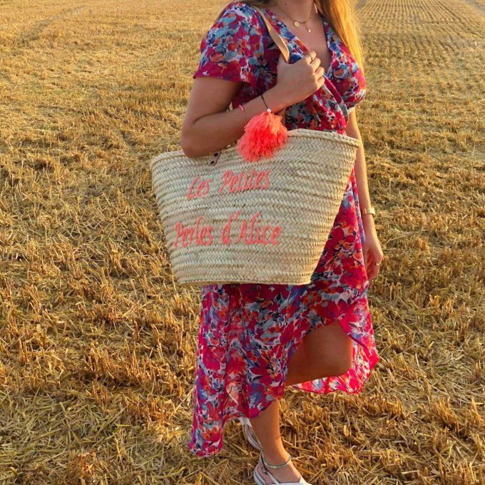 PANIER LES PETITES PERLES D'ALICE POMPON 