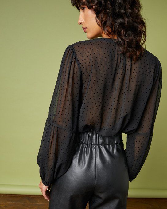 BLOUSE HARENA NOIRE