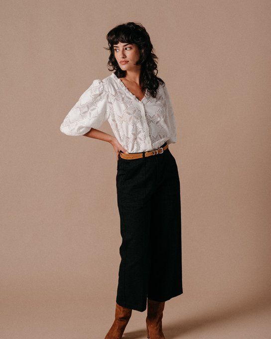 BLOUSE LEELOO ÉCRU