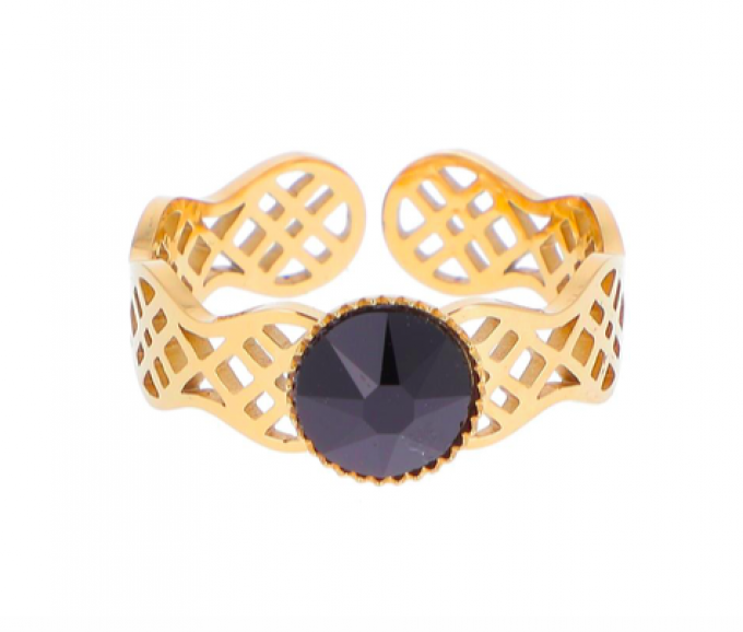 BAGUE POLLY DORÉE  - SWAROVSKI®