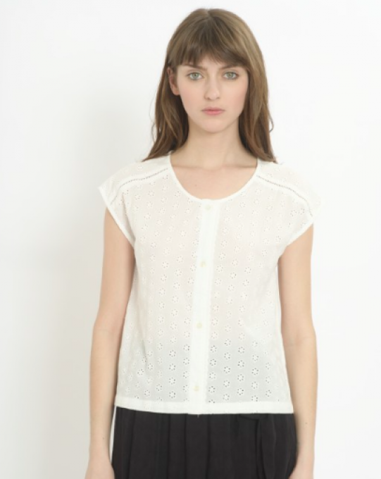 BLOUSE PANDO BRODERIE ANGLAISE