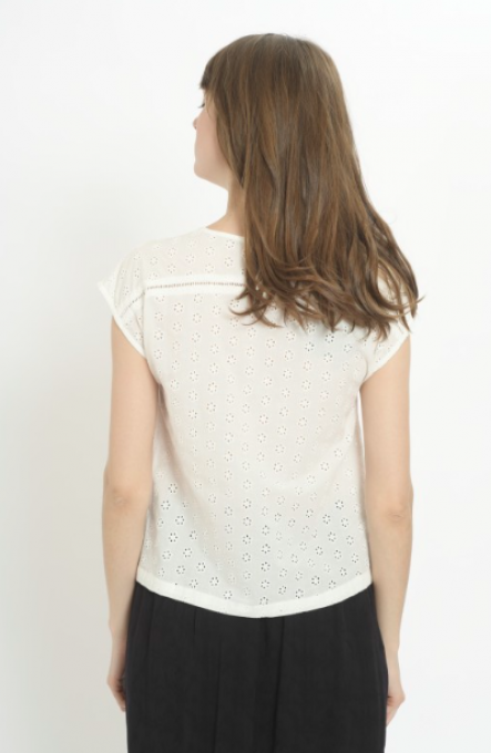 BLOUSE PANDO BRODERIE ANGLAISE