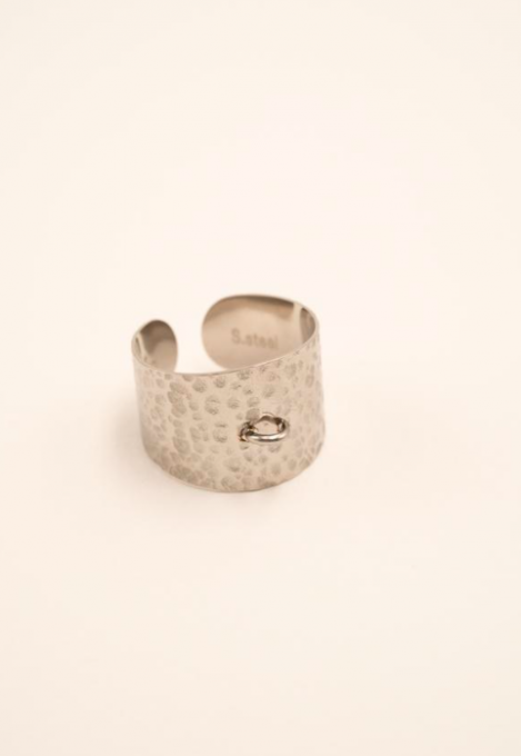 BAGUE "LOCKER" NINE - CAPSULE CHARM'S SWAROVSKI