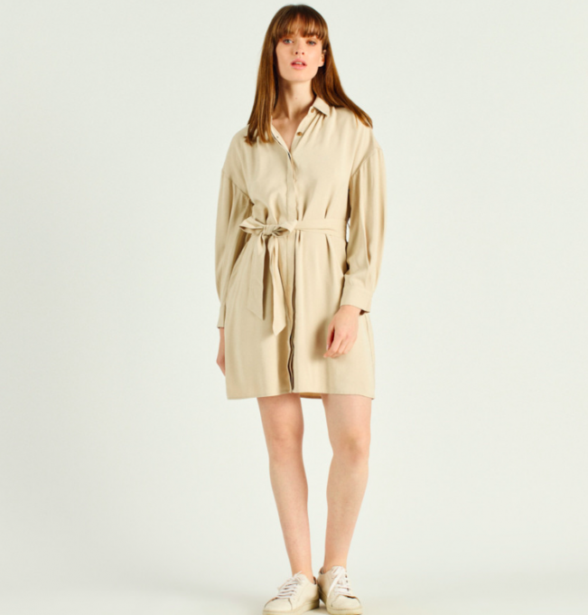 ROBE BÉRÉNICE BEIGE