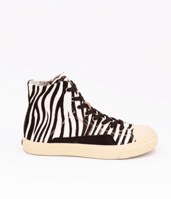 BASKETS HI-TOP PONY ZEBRA