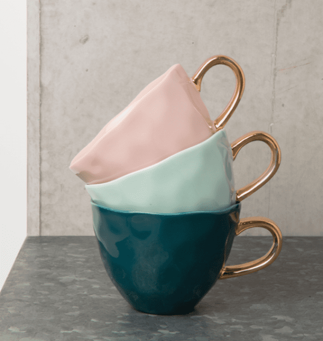 MORNING TASSE FORMAT THÉ CAPPUCCINO ROSE PÂLE - OLD PINK