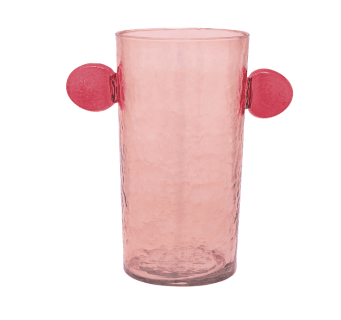 VASE EN VERRE RECYCLÉ PINK