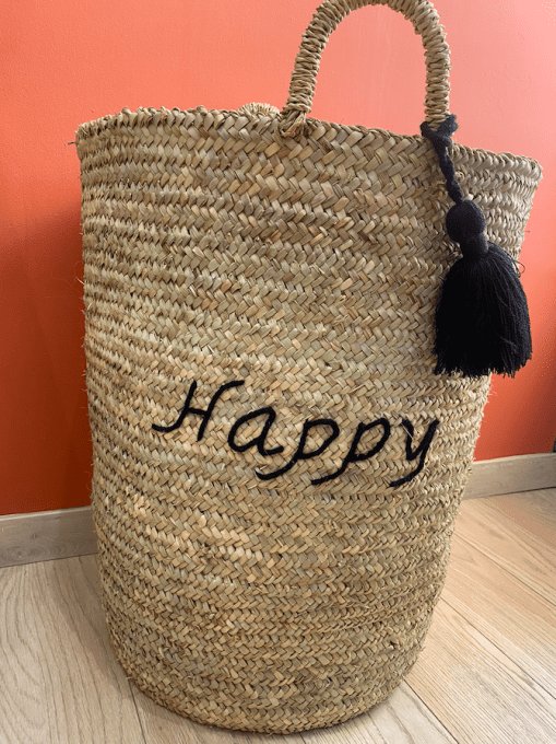 PANIER HAPPY BLACK