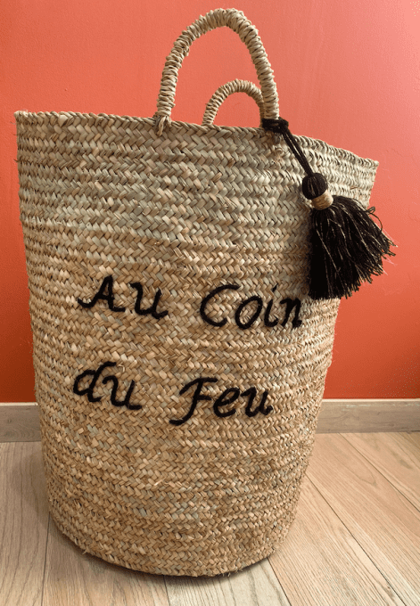 PANIER AU COIN DU FEU BLACK  & GOLD