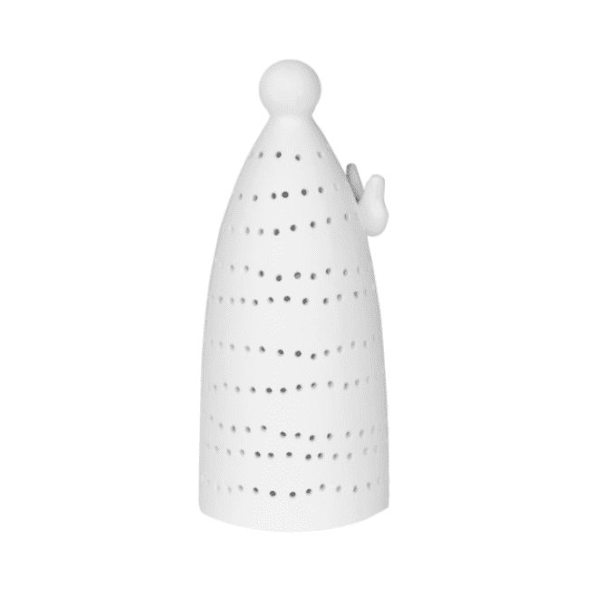 PETIT ANGE PHOTOPHORE EN PORCELAINE
