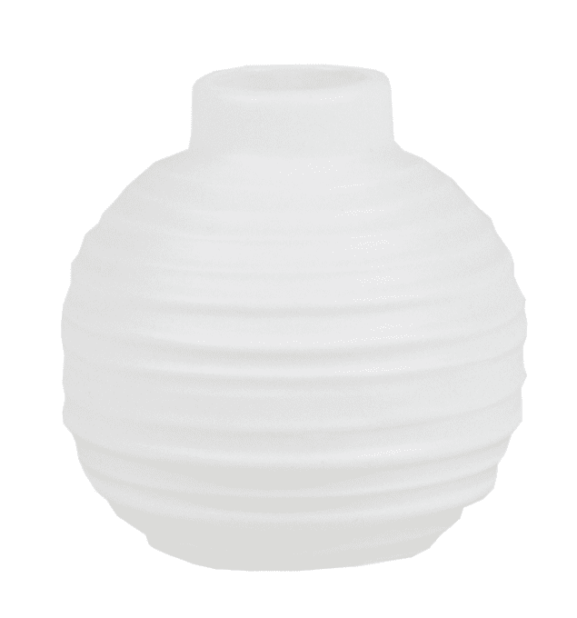 SET DE 3 PETITS VASES RONDS PORCELAINE