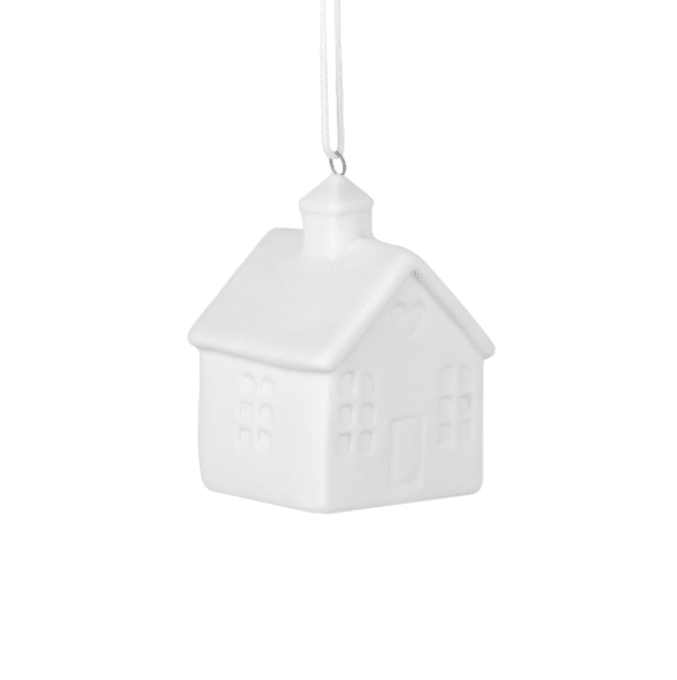 PETITE MAISON SUSPENSION EN PORCELAINE