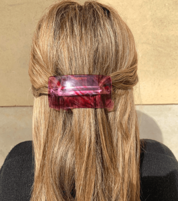 BARRETTE CORALIE L ROSE ET VIOLET - FRANCINE BRAMLI