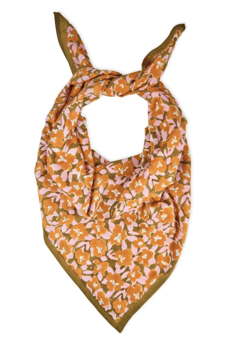 GRAND FOULARD POSY - CANNELLE 