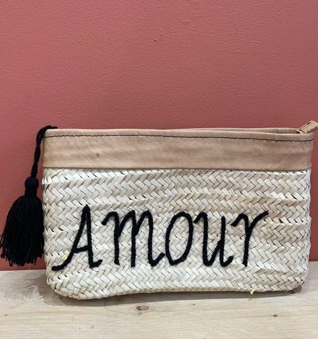 POCHETTE "AMOUR" BLACK