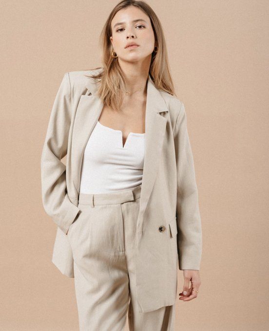 BLAZER D’ENSEMBLE BEIGE MALENE